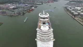 Harmony of the Seas left Rotterdam for Southampton.