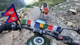 World Most Dangerous Road in nepal kalikot 😯😯