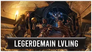 Elder Scrolls Online: How To LvL Legerdemain Fast !