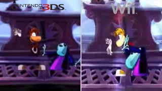 Rayman Origins: Magician Dance (3DS Vs Wii Comparison)