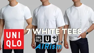 Uniqlo's BEST White T-Shirt? | +J, U Oversized, U Airism, Supima Cotton, Dry, Raglan Half Sleeve