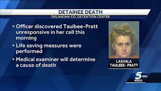 Woman dies after being found unresponsive in Oklahoma County Detention Center cell, jail official...