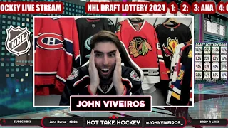 REACTION to San Jose Sharks WINNING NHL DRAFT LOTTERY 2024 to select Macklin Celebrini 1st Overall