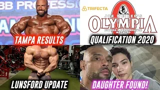 Tampa Pro Day 1 Results, 2020 Olympia New Points System, Derek Lunsford update + MORE!