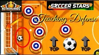 SOCCER STARS *Teaching Hard Defense* "TIPS" | Netehrlands 8M | HD