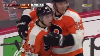 Jordan Weal Goal - Philadelphia Flyers vs Arizona Coyotes 10/30/17