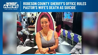 Robeson County Sheriff’s Office rules pastor’s wife’s death as suicide