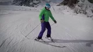 Alpine skiing - wedge turns