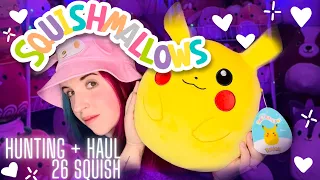 BOUGHT 26 SQUISHMALLOWS! | BEST SQUISHMALLOW HUNTING DAY EVER!  + HAUL! Come shopping with me.