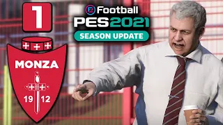 SI COMINCIA ! ► CARRIERA ALLENATORE MONZA ★ PES 2021 Master League Gameplay ITA [#1]