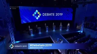 Se inició el debate público entre los seis candidatos a presidente de la Nación