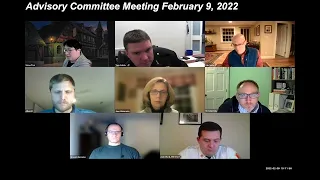 Sherborn Advisory Committee Meeting February 9, 2022