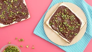 Dark Chocolate & Pistachio Matzo with Sea Salt - Martha Stewart