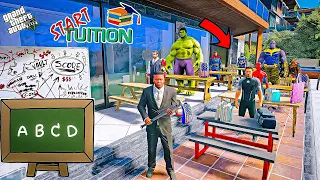 Franklin Open Tuition Classes For Avengers in GTA 5 | GTA5 AVENGERS | A.K GAME WORLD