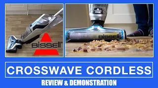 Bissell Crosswave Cordless Wet & Dry Multi-surface Cleaner Demonstration & Review