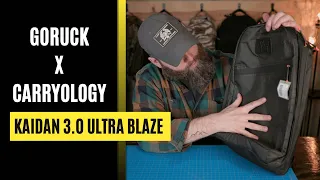 GORUCK X Carryology Kaidan 3.0 Ultra Blaze Bullet Ruck 18L: Unboxing + First Impressions