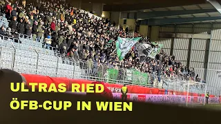 ULTRAS SV RIED in Wien | ÖFB-Cup