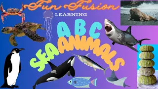 ABC Sea Animals| "Learning Alphabets with Sea Animals: Dive into the ABCs of the Ocean!"