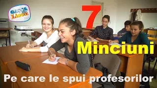 7 minciuni pe care le spui profesorilor