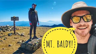 Hiking 10 Miles to the Mount Baldy Summit via the Baldy Bowl Trail