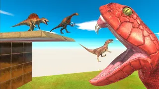 Reptiles vs Dinosaurs - Who Can Win - Animal Revolt Battle Simulator