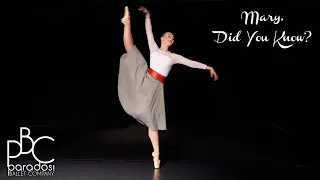 Mary Did You Know? • Paradosi Ballet Company • Christmas Dance 2020