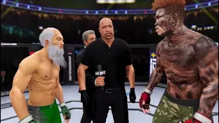 Old Bruce Lee vs. Leopard Destroyer - EA Sports UFC 4