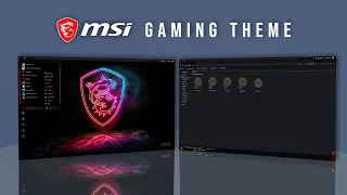 MSI Gaming Theme For Windows 10 || Windows 10  Gaming Theme  2022