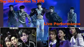 (IU,Red Velvet,Blackpink,Twice,EXO reaction) Idol reaction to V BTS [ Compilation ]