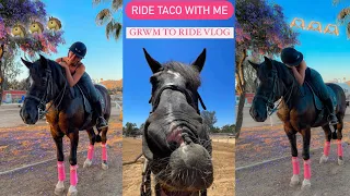 RIDE WITH ME! grwm to ride Taco! | Maite Rae