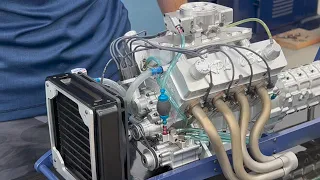 1/4 Scale V8 Model Engine