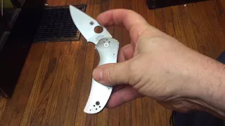 Spyderco native 5, Ti