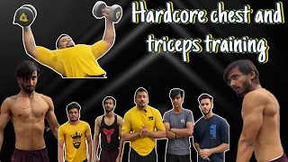 Chest & Triceps workout for mass gain | bodybuilding | gym body motivation #vlogs #viralvideos