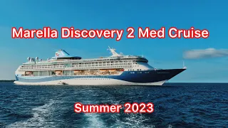 Marella Discovery 2 Mediterranean Cruise Summer 2023 🛳️🌊☀️🇪🇸🇮🇹🇫🇷#cruise #marellacruises