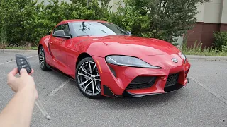 2021 Toyota GR Supra 2.0: Start Up, Exhaust, Test Drive and Review