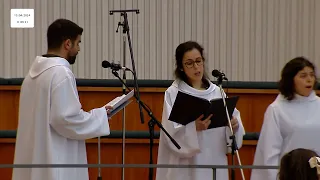 Chegada da imagem  Nossa Senhora de Fátima à Basílica da Santíssima Trindade  13/04/2024