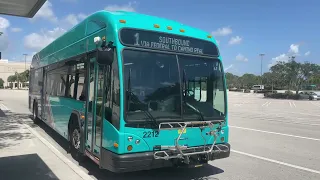 Palm Tran: 2022 Gillig BRT Plus #2212 On Route 1 @ The Gardens Mall