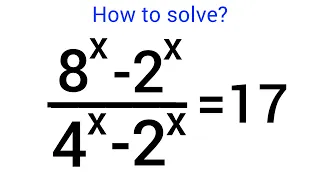 Math olympiad question • How to solve this exponential equation?