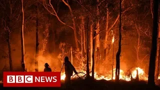 Australia fires: Rain brings relief but huge blazes expected - BBC News