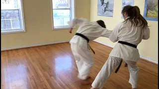 Bunkai: Pinan Nidan, Count 2-3