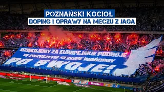 Amazing support and choreography of 40 000 Lech Poznan fans during Polish League match (27.05.2023)