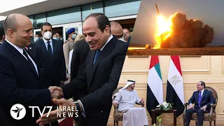 Israel-Egypt-UAE Summit focus on Iran; Ukraine thanks Israeli mediation efforts TV7Israel News 22.03