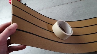 ISOTEAK - synthetic teak decking panel DIY
