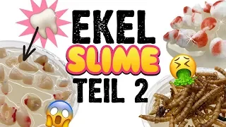 EKEL SLIME TEIL 2 😱 Wie lange hälst du es aus?! Schleim Experimente! cutelifehacksde