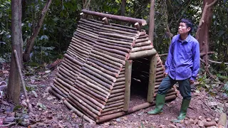 Forest Survival - Forest Survival | Shrub hut, thatched roof and 365 days in the forest