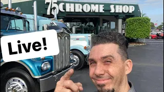 Live at the 75 Chrome Shop Truck Show!