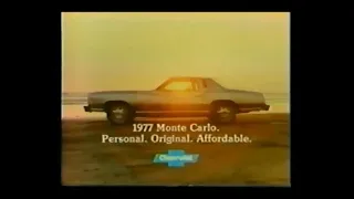 '77 Chevy Monte Carlo Commercial (1976)