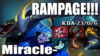 Miracle-  sven - RAMPAGE!!!   DOTA 2 - v6.88 - [Highlight]