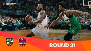 Zalgiris Kaunas-Baskonia Vitoria-Gasteiz | Round 31 Highlights | 2023-24 Turkish Airlines EuroLeague