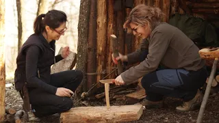 2 Days Bushcraft - Survivor shelter building